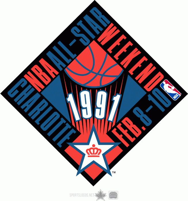 NBA All-Star Game 1991 Alternate Logo iron on transfers for clothing